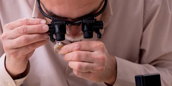 To accept goods into pawn, a pawnbroker conducts an on-the-spot valuation