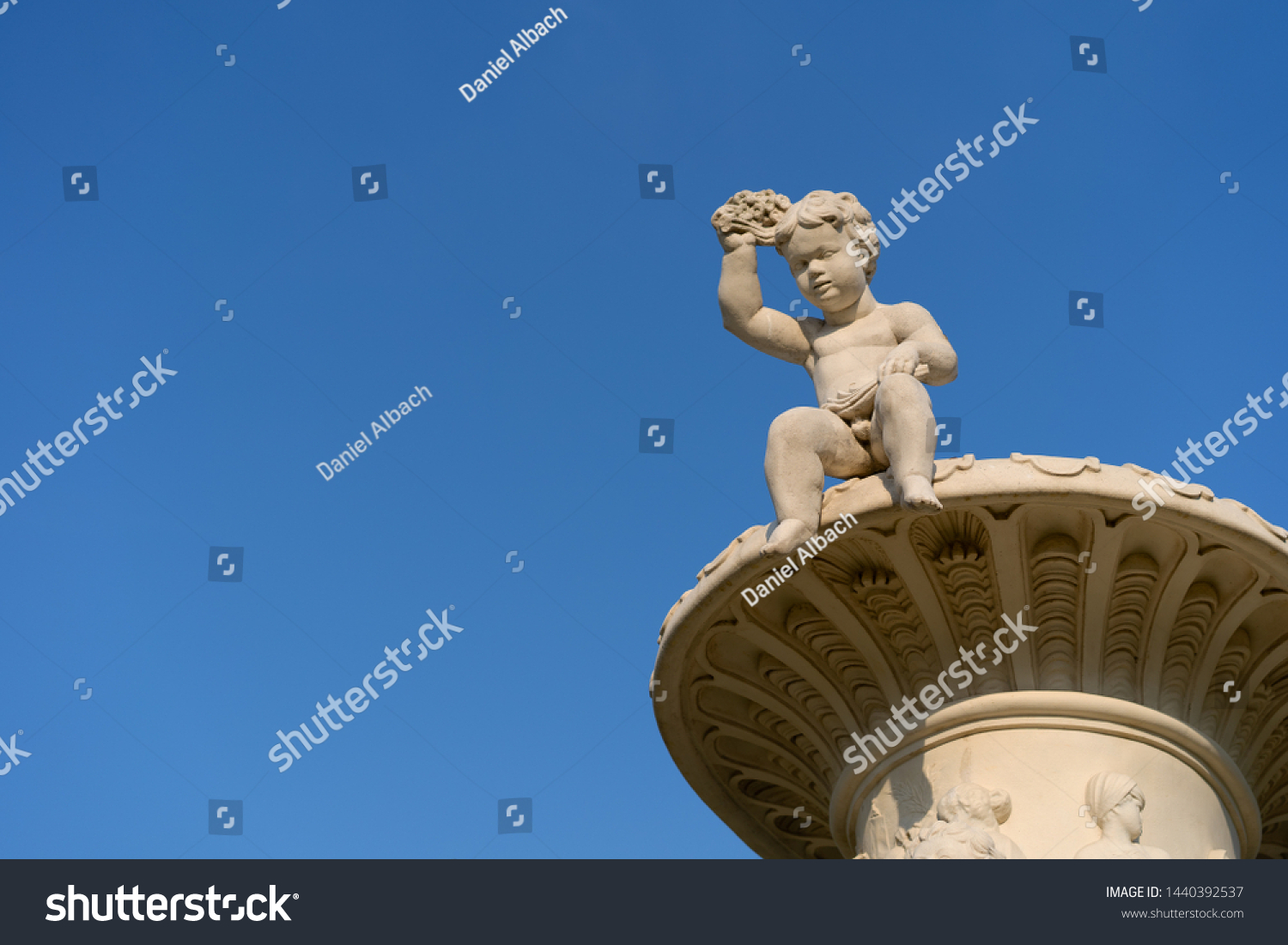 Stock Photo A Detail Look On The Upper Part Of The Vase Armor And Psyche From At The Grosser Garten At 1440392537